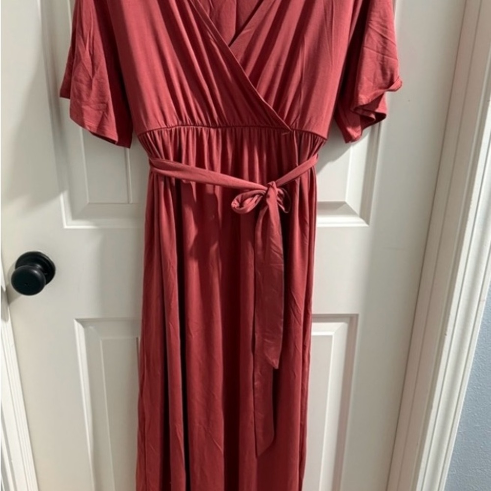 Kindred Bravely Terracotta Midi Dress